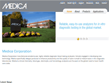 Tablet Screenshot of medicacorp.com